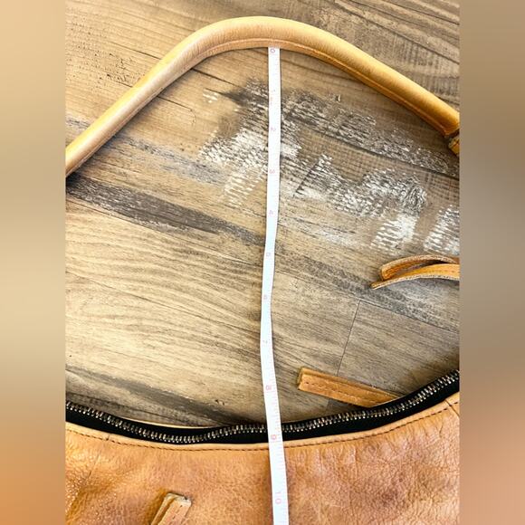 Amsterdam heritage brown leather slouchy hobo metal copper high quality - Picture 10 of 11